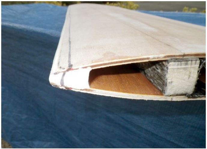 how to construct rudder for a canoe